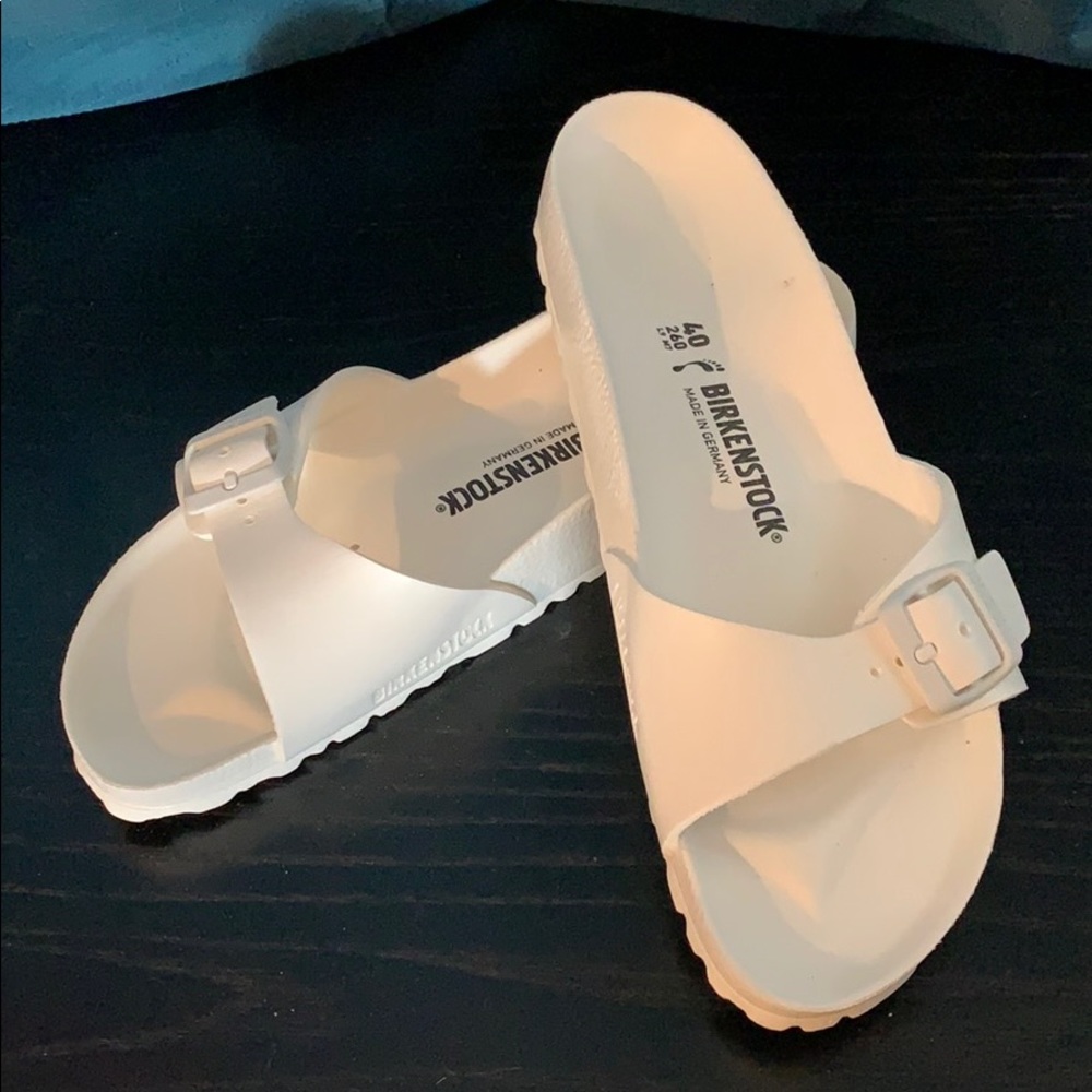 White EVA Birkenstock Madrid